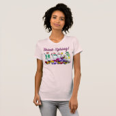 denken Sie Frühling Snowman und T-Shirt (Vorne ganz)