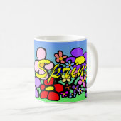 Denken Sie Frühling! Tasse (VorderseiteRechts)