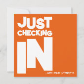 DENKEN SIE - Funny Black Cat & Fish Card Einladung (Rückseite)