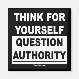 Denken Sie für selbst Magneten Magnet