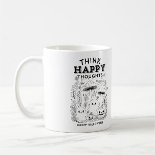 Denken Sie glückliche Gedanken Halloween Collectio Kaffeetasse