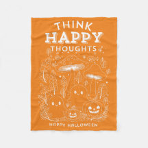 Denken Sie glückliche Gedanken Halloween Sammlung