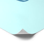 Denken Sie glückliche Gedanken Poster (Ecke)