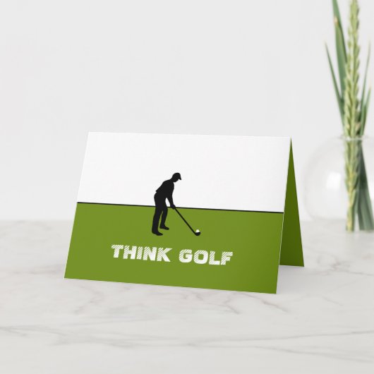 Denken Sie Golf, Pro Golf Karte (Vorderseite)