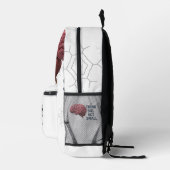 Denken Sie groß, handeln Sie klein Bedruckter Rucksack (Rechts)
