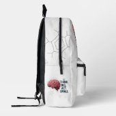 Denken Sie groß, handeln Sie klein Bedruckter Rucksack (Links)