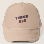 Denken Sie große motivierend Phrasen Truckerkappe (Vorderseite)