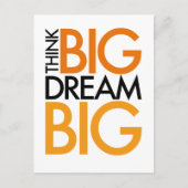 DENKEN SIE GROSSE TRAUEN GROSS! POSTKARTE (Vorderseite)