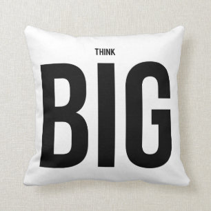 Denken Sie GROSSES Kissen