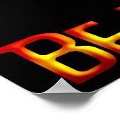 Denken Sie großes Poster (Ecke)