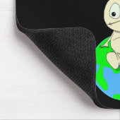 Denken Sie… Grün Mousepad (Ecke)