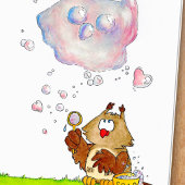 DENKEN SIE Grußkarte von Nicole Janes Karte