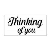 Denken Sie Gummistempel (Prägung)