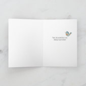 Denken Sie gut an den Wasserfarbenvogel Ihrer Schr Karte (Innenseite)