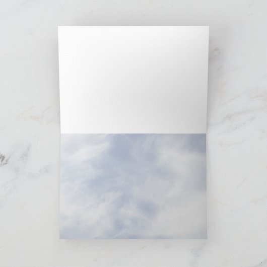 Denken Sie gut an die Grußkarte Karte (Innenseite)