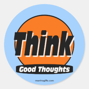 Denken Sie gut Gedanken Sticker