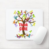 Denken Sie HEILUNG (2).png Mousepad (Mit Mouse)