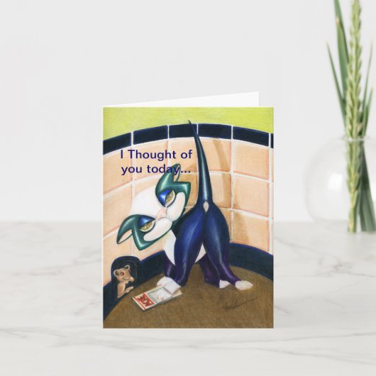 Denken Sie heute, eine Karte, von Alma Lee Karte (Vorderseite)