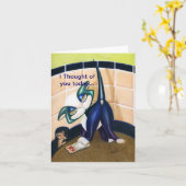 Denken Sie heute, eine Karte, von Alma Lee Karte (Gelbe Blume)