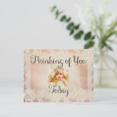 Denken Sie heute nach Karte (Stehend Vorderseite)