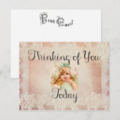 Denken Sie heute nach Karte (Vorne/Hinten)