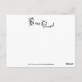 Denken Sie heute nach Karte (Rückseite)