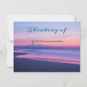 Denken Sie hübsch an Sie Postkarte