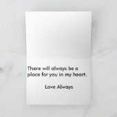 Denken Sie immer an Grußkarte Karte (Innenseite)