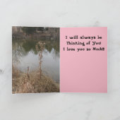 Denken Sie immer an Ihre Karte! Karte (Innenseite)