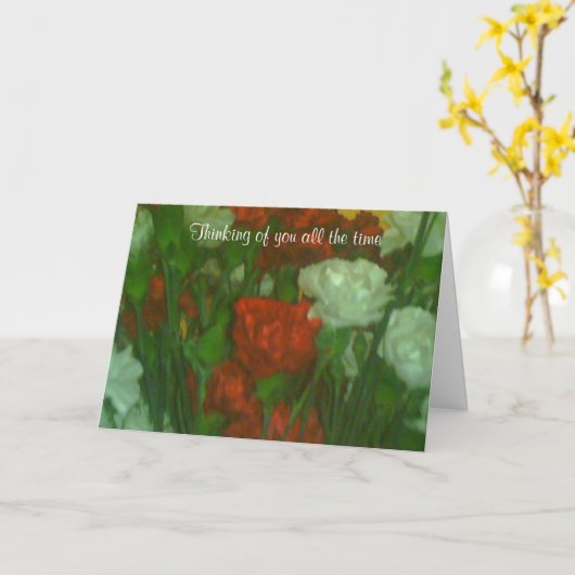 Denken Sie immer an Sie Karte (Gelbe Blume)