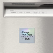 Denken Sie immer außerhalb der Box Inspiration Reg Magnet (In Situ (Geschirrspüler))