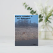 Denken Sie immer daran, beide Wege zu sehen Postkarte (Stehend Vorderseite)