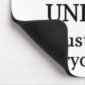 Denken Sie immer daran, dass Sie absolut einzigart Mousepad (Ecke)