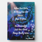 Denken Sie immer daran Fotoplatte (Vorderseite)