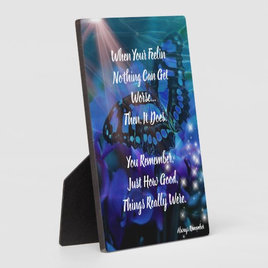 Denken Sie immer daran Fotoplatte (Seite)