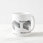 Denken Sie innerhalb des Kastens, Arbeit in einer Kaffeetasse (VorderseiteRechts)