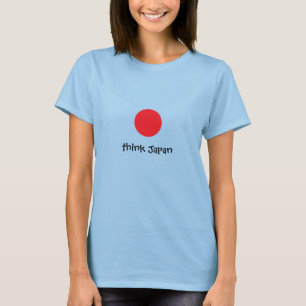 Denken Sie Japan-Mädchen-T-Shirts T-Shirt