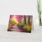 Denken Sie | Just Sprichwort Hi Karte (Vorderseite)