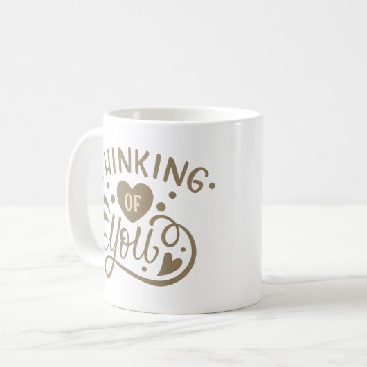 Denken Sie Kaffeetasse (Vorderseite Links)