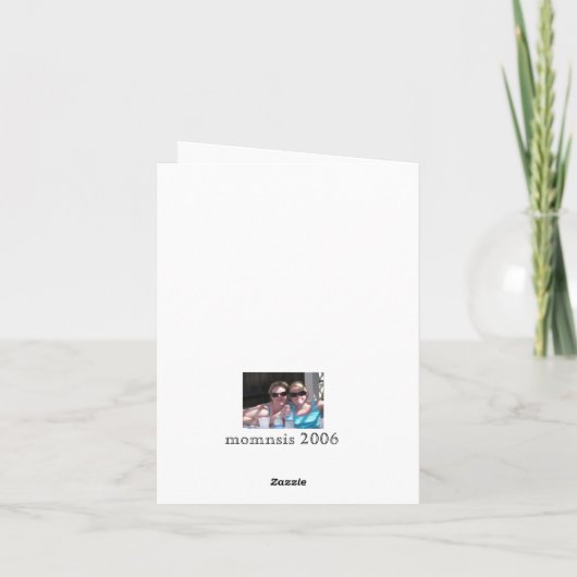 Denken Sie Karte (Rückseite)