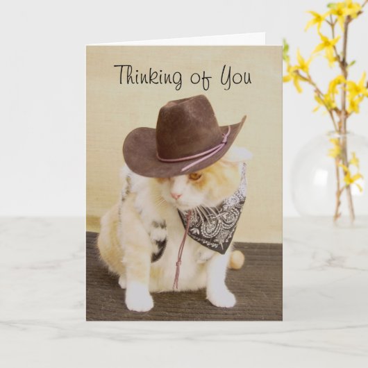 Denken Sie Karte (Gelbe Blume)