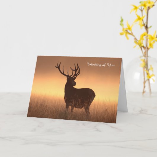 Denken Sie Karte (Gelbe Blume)