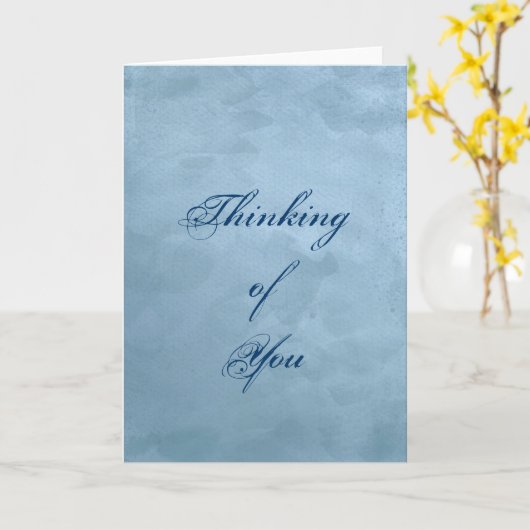 Denken Sie Karte (Gelbe Blume)