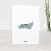 Denken Sie Karte (Rückseite)