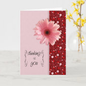 Denken Sie Karte (Gelbe Blume)