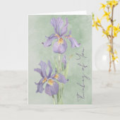 Denken Sie Karte (Gelbe Blume)