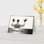 Denken Sie Karte (Gelbe Blume)