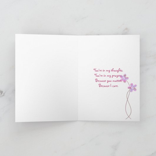 Denken Sie Karte (Innenseite)