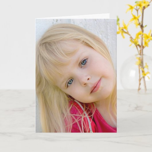 Denken Sie Karte (Gelbe Blume)