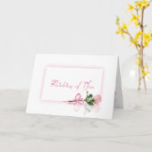 Denken Sie Karte (Gelbe Blume)